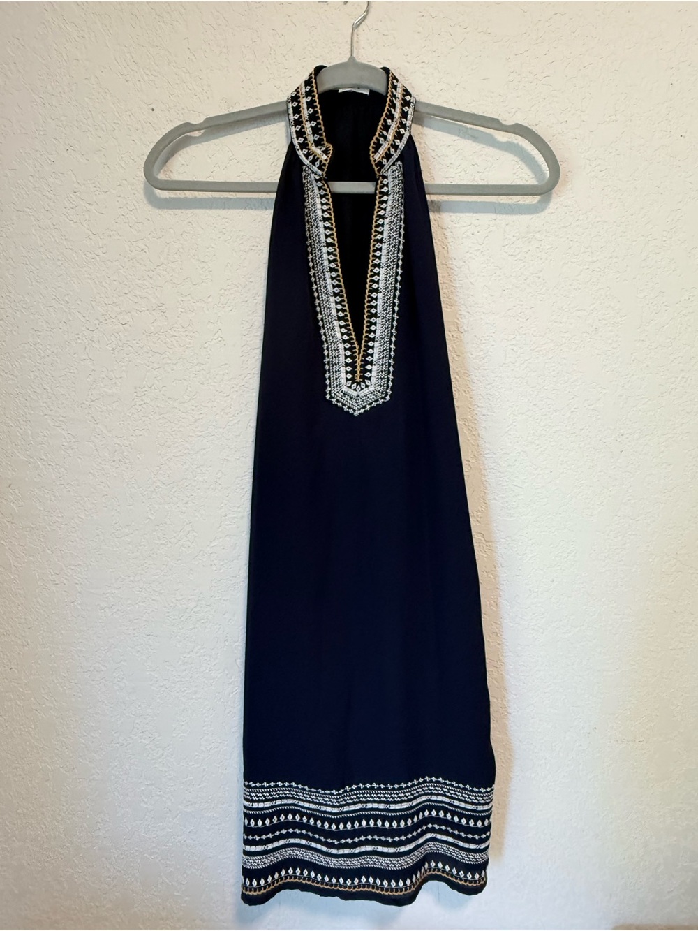 THML Navy Halter Shift Dress Size MP
